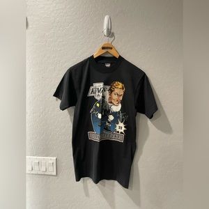 Vintage 1988‎ Salem Sportswear Wayne Gretzky Caricature Shirt Size Small